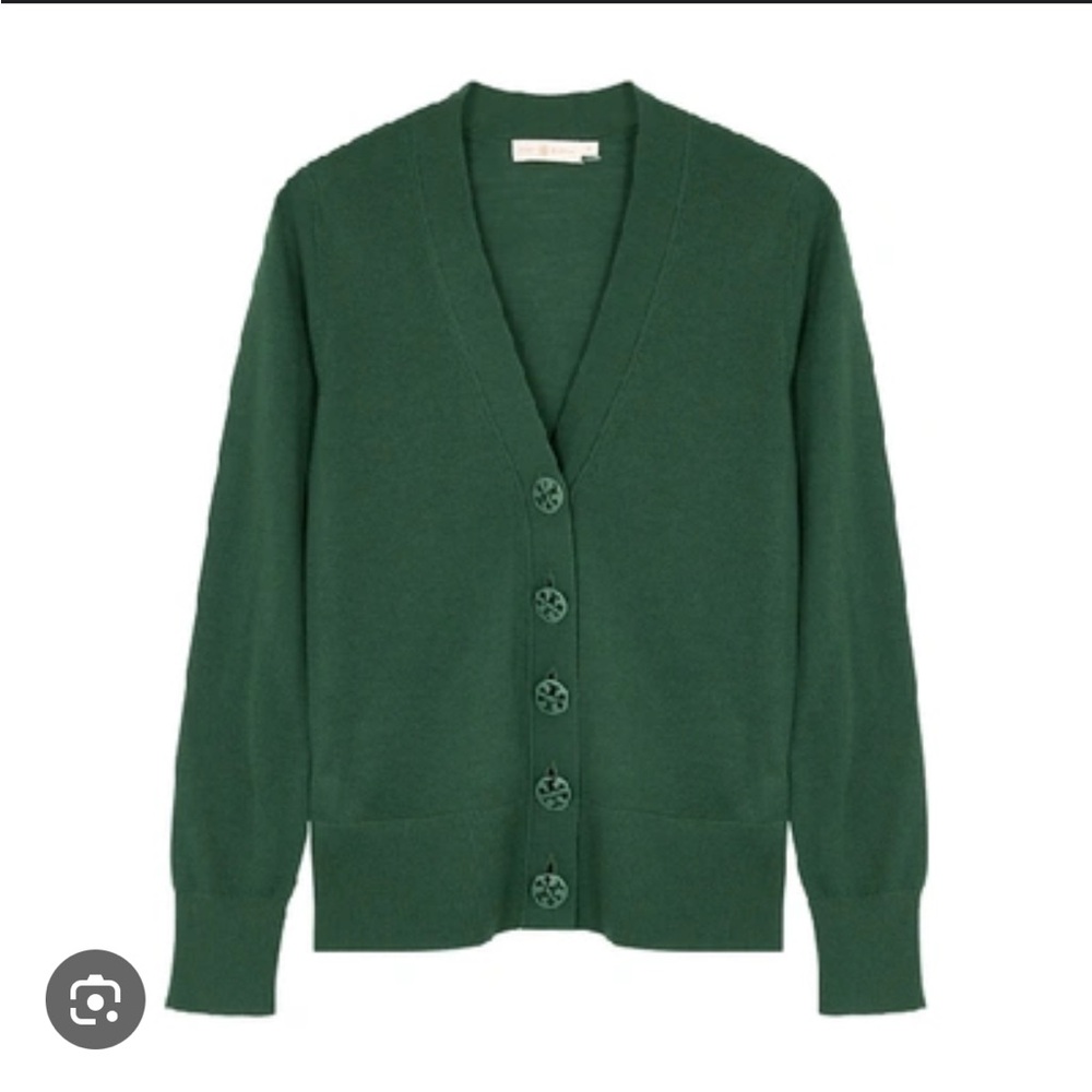COPY - RESERVED Tory Burch Simone cardigan dark green